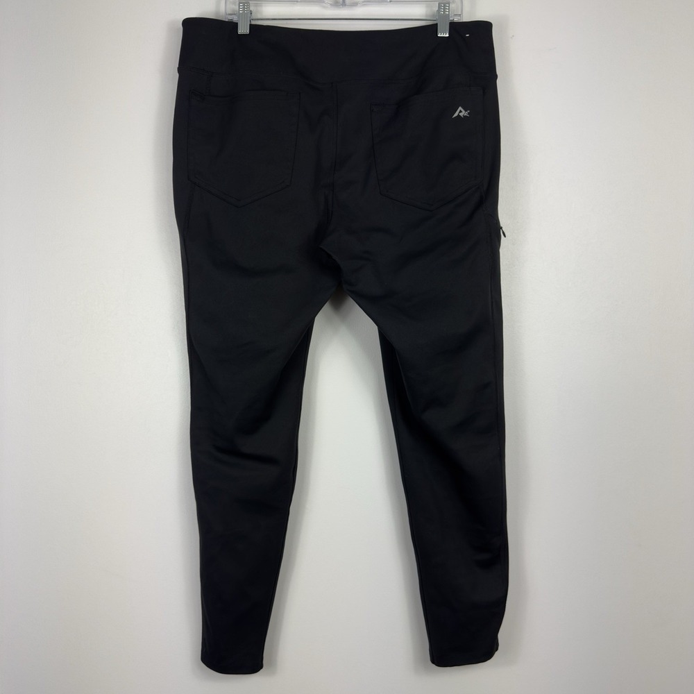 Ridgecut Toughwear Pants Women XL Black Utility Work Stretch Zip Mid Rise Skinny - Picture 2 of 11
